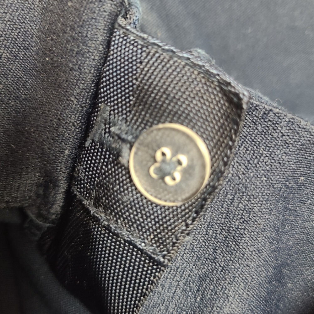 Old Navy Pants Womens 16 Blue Stretch Waist Size Zip Zipper Ankle Career Office - Picture 5 of 7